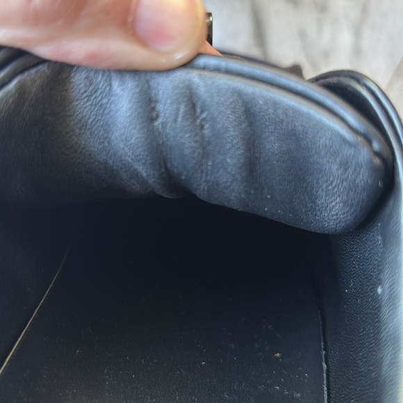 VGC HERMES day Leather trainers with Kelly buckle in black leather size 37.5 - Picture 5 of 7